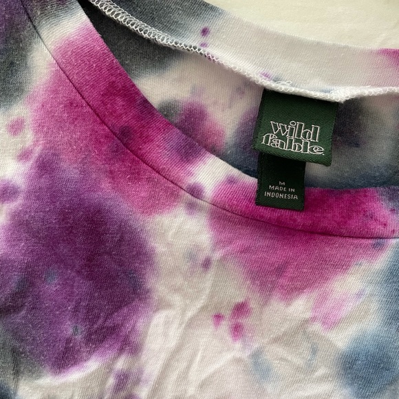 One of a kind tie dye cropped tank top! - Picture 2 of 3